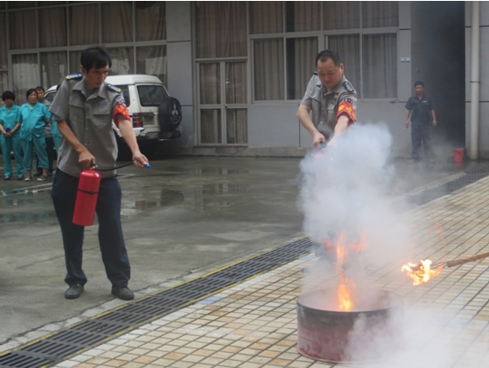 区城管局2015年上半年消防灭火暨应急疏散演