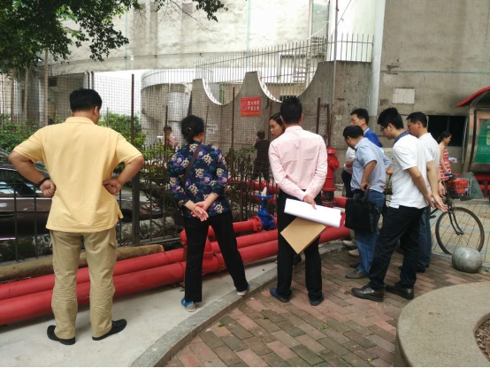 嘉南社区芙蓉小区消防管道改造工程通过验收