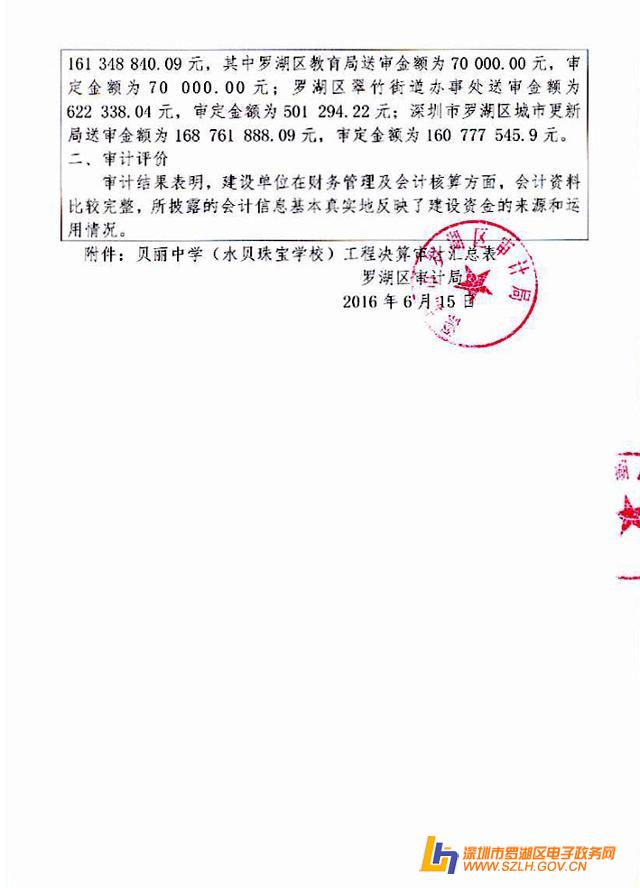 深圳市罗湖区城市更新局贝丽中学(水贝珠宝学