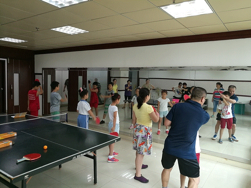 莲塘街道青少年暑期乒乓球培训班开班 - 深圳市
