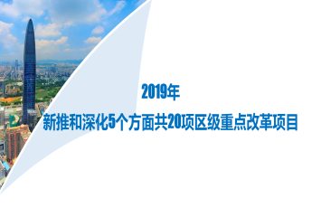 罗湖区2019年度改革计划